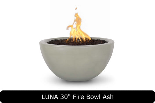 The Outdoor Plus Luna Round Gas Fire Bowl