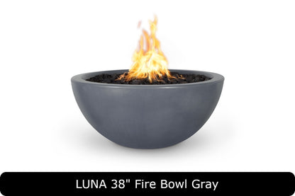The Outdoor Plus Luna Round Gas Fire Bowl