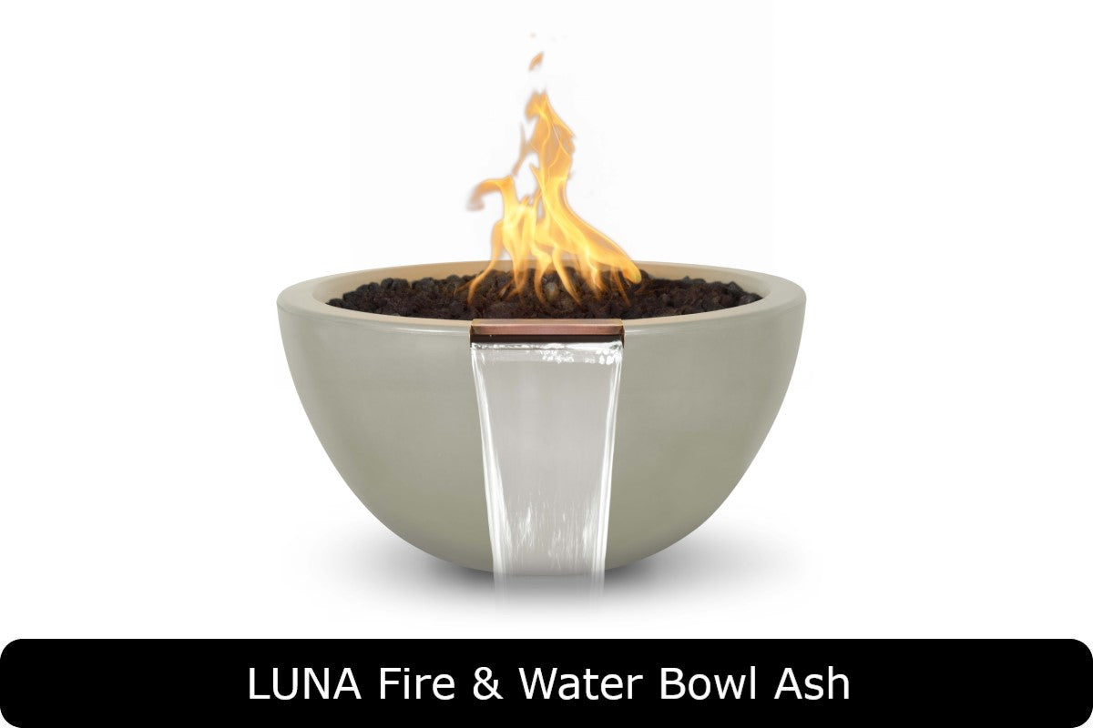 The Outdoor Plus Luna Round Fire & Water Bowl