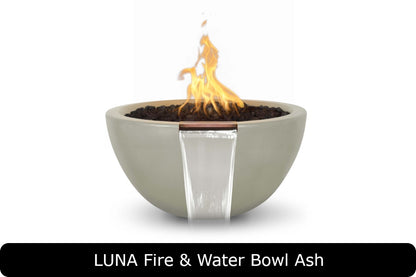 The Outdoor Plus Luna Round Fire & Water Bowl