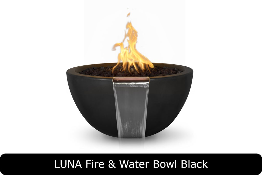 The Outdoor Plus Luna Round Fire & Water Bowl