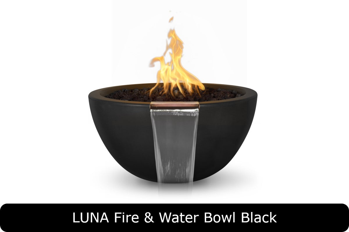 The Outdoor Plus Luna Round Fire & Water Bowl