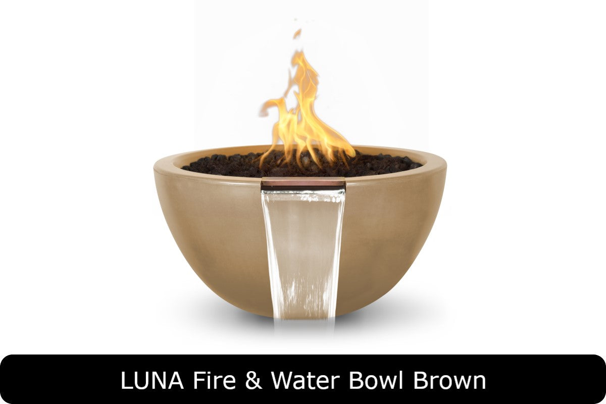 The Outdoor Plus Luna Round Fire & Water Bowl
