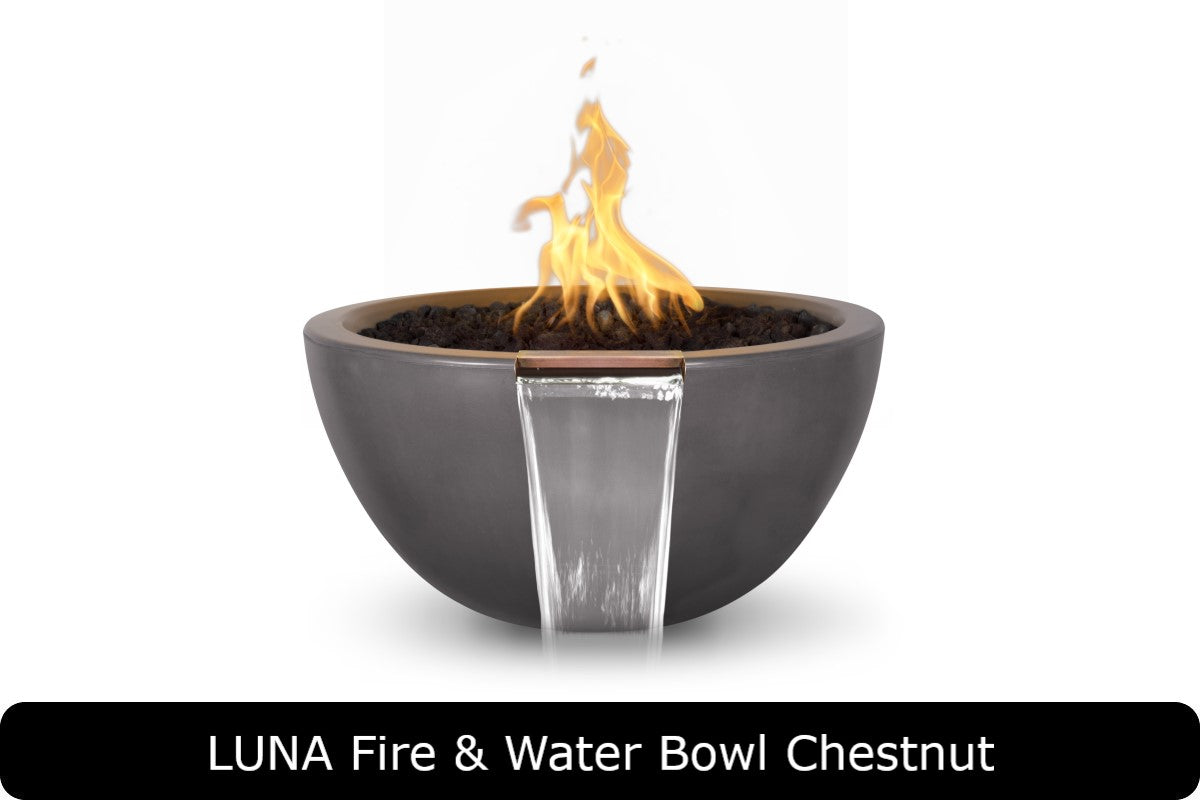 The Outdoor Plus Luna Round Fire & Water Bowl