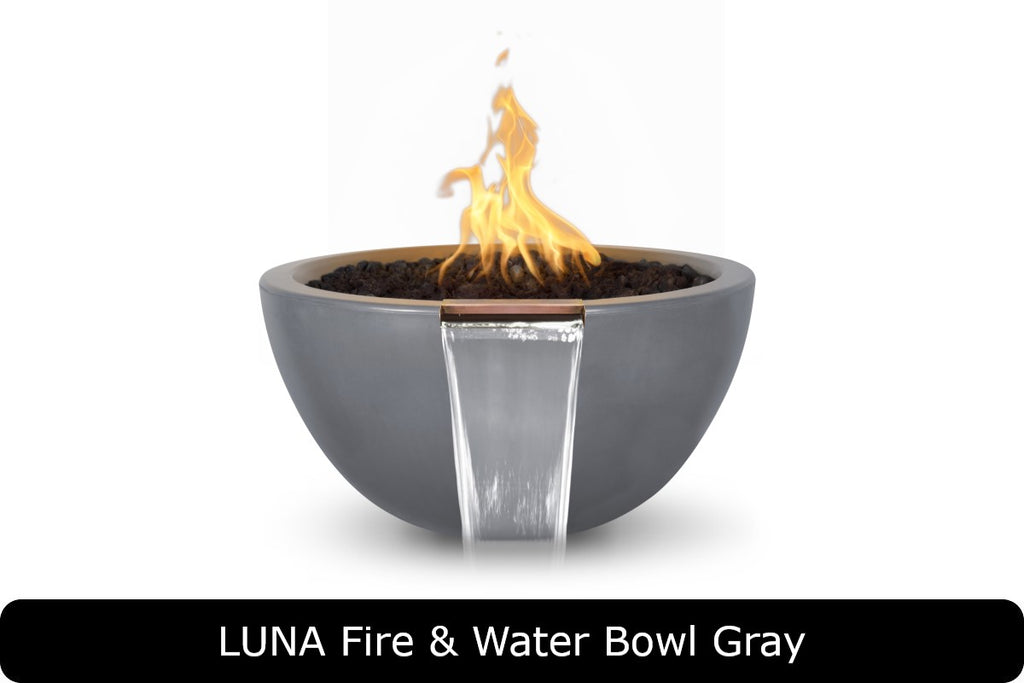 The Outdoor Plus Luna Round Fire & Water Bowl