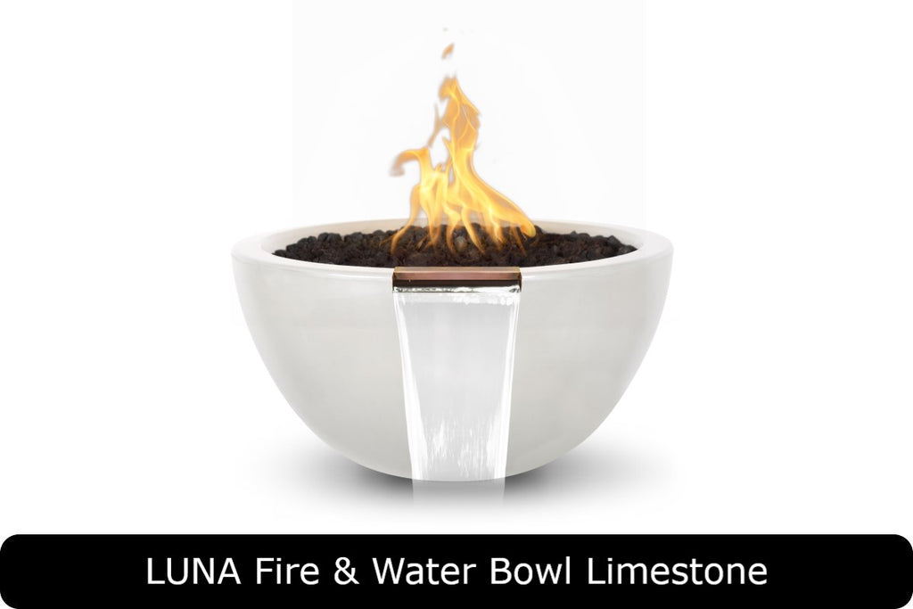 The Outdoor Plus Luna Round Fire & Water Bowl
