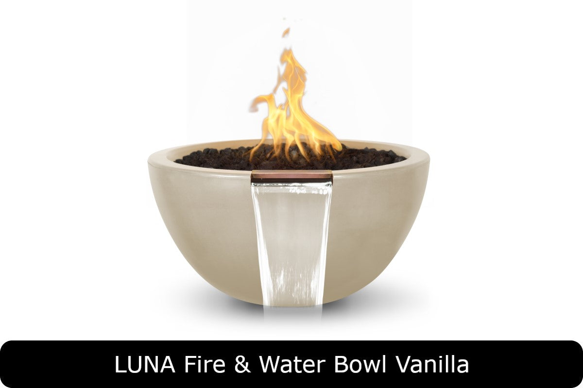 The Outdoor Plus Luna Round Fire & Water Bowl