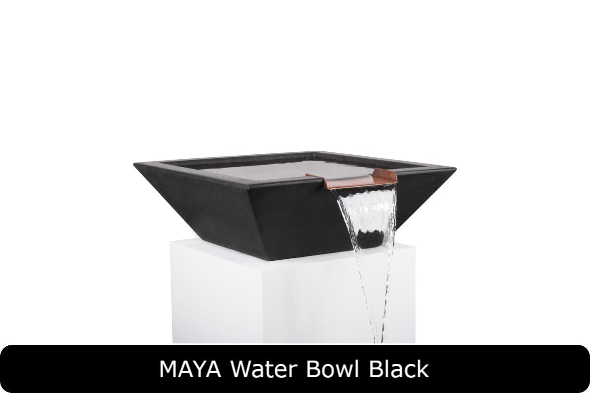 The Outdoor Plus Maya Square Water Bowl