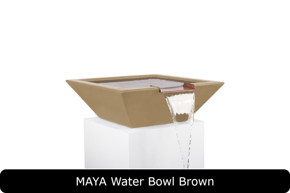 The Outdoor Plus Maya Square Water Bowl