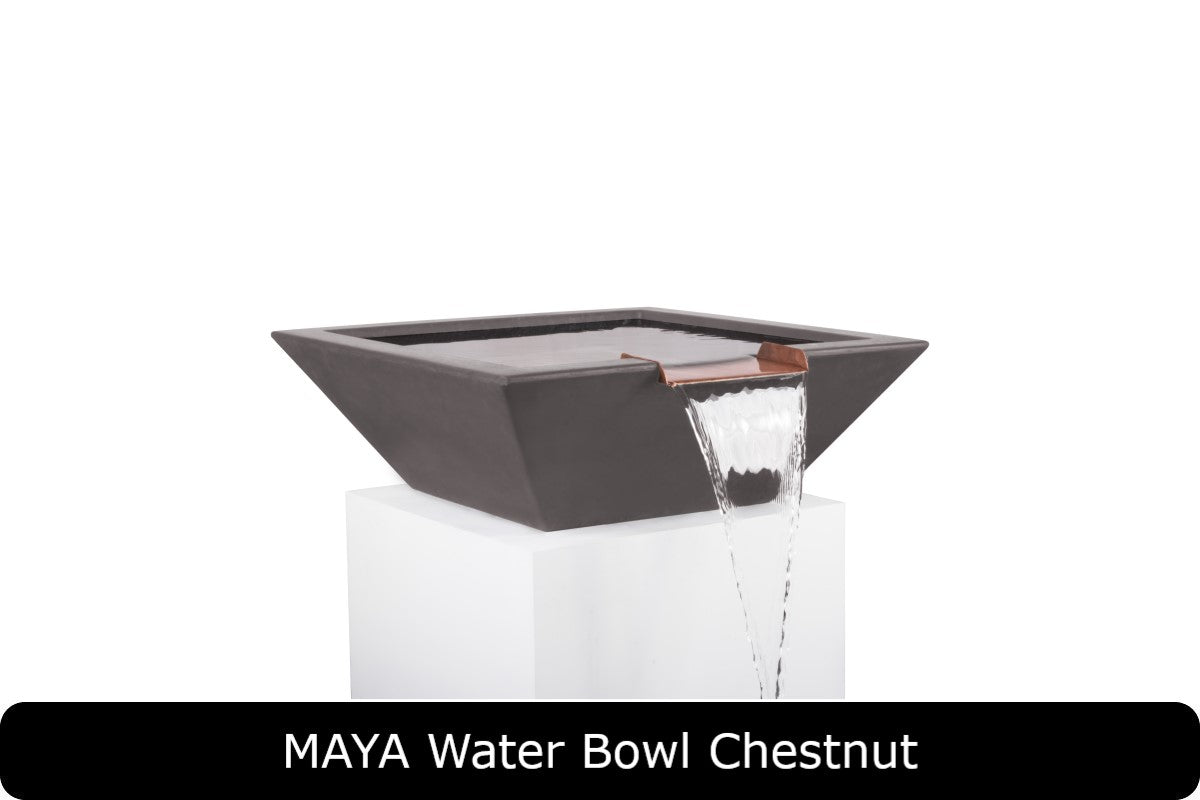 The Outdoor Plus Maya Square Water Bowl