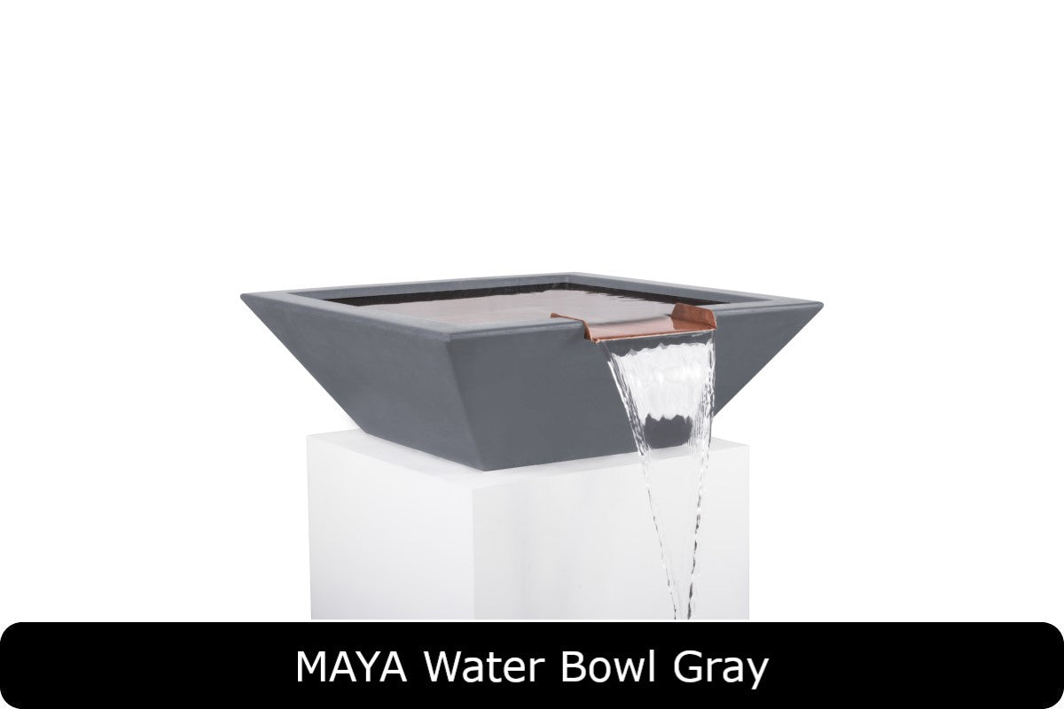 The Outdoor Plus Maya Square Water Bowl