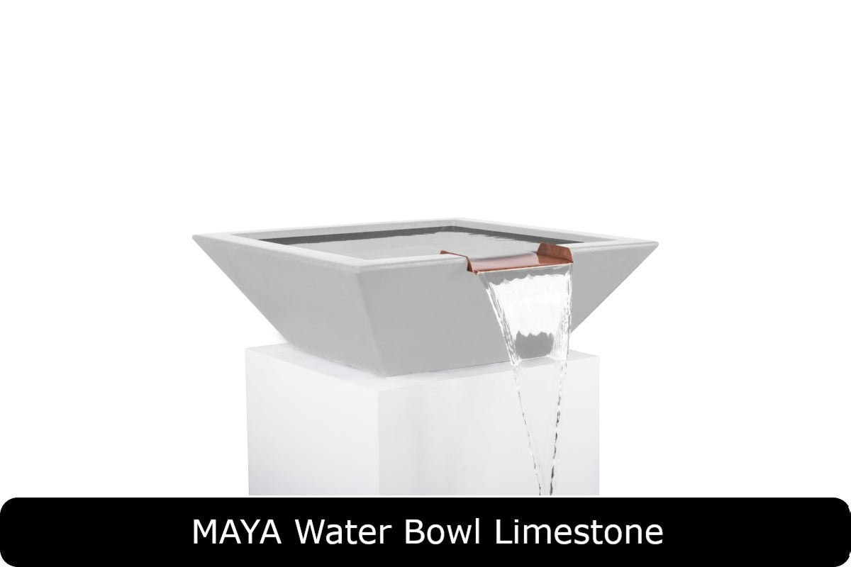The Outdoor Plus Maya Square Water Bowl