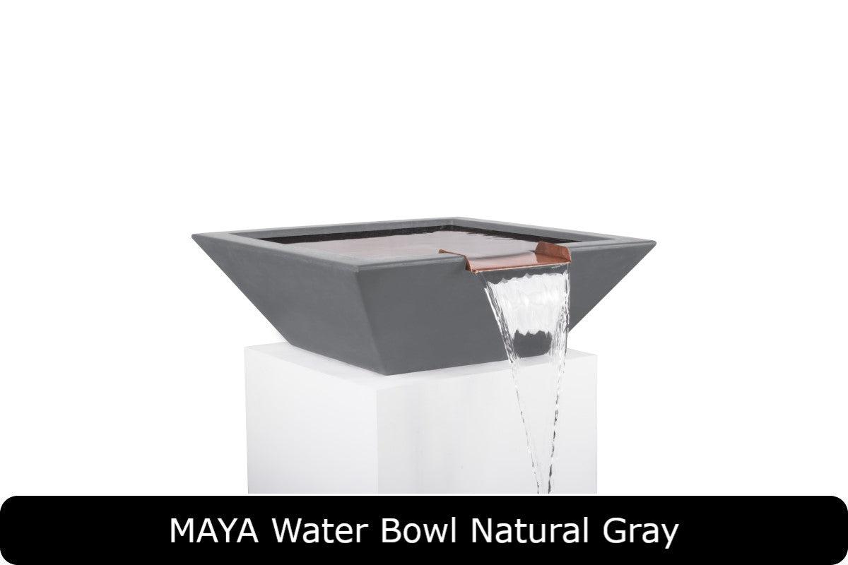 The Outdoor Plus Maya Square Water Bowl