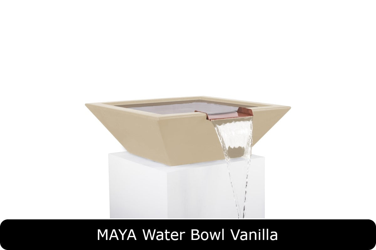 The Outdoor Plus Maya Square Water Bowl