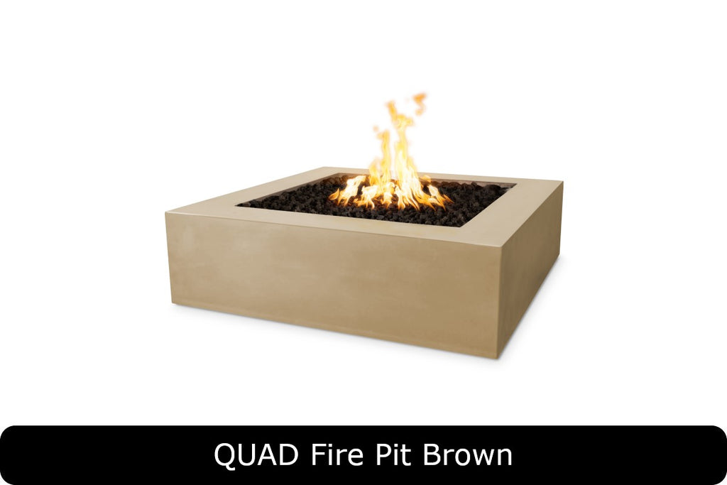 The Outdoor Plus Carmen Rectangle Gas Fire Pit