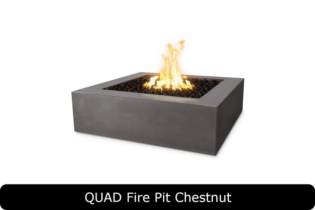 The Outdoor Plus Carmen Rectangle Gas Fire Pit