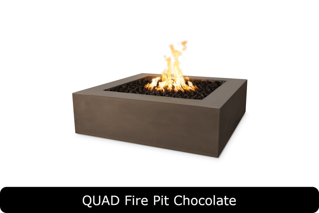 The Outdoor Plus Carmen Rectangle Gas Fire Pit
