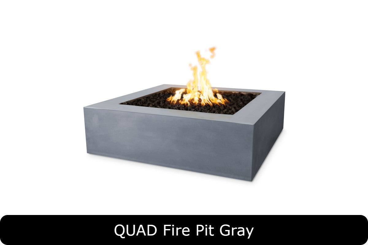 The Outdoor Plus Carmen Rectangle Gas Fire Pit
