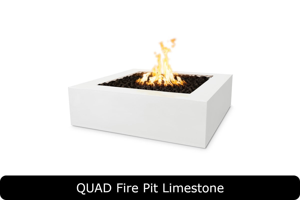 The Outdoor Plus Carmen Rectangle Gas Fire Pit