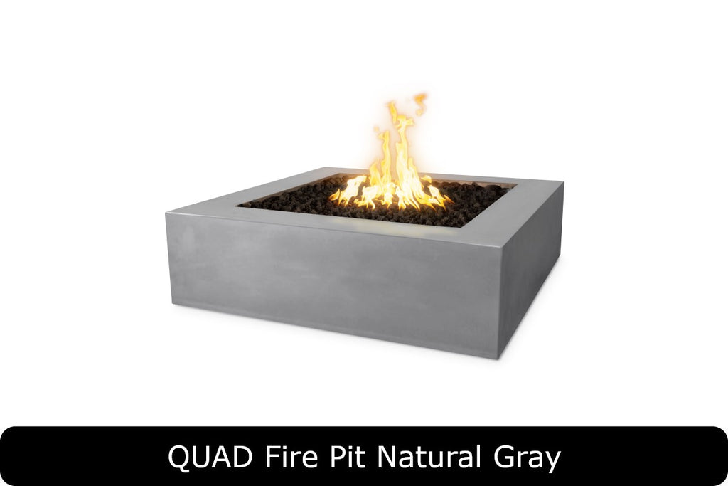 The Outdoor Plus Carmen Rectangle Gas Fire Pit
