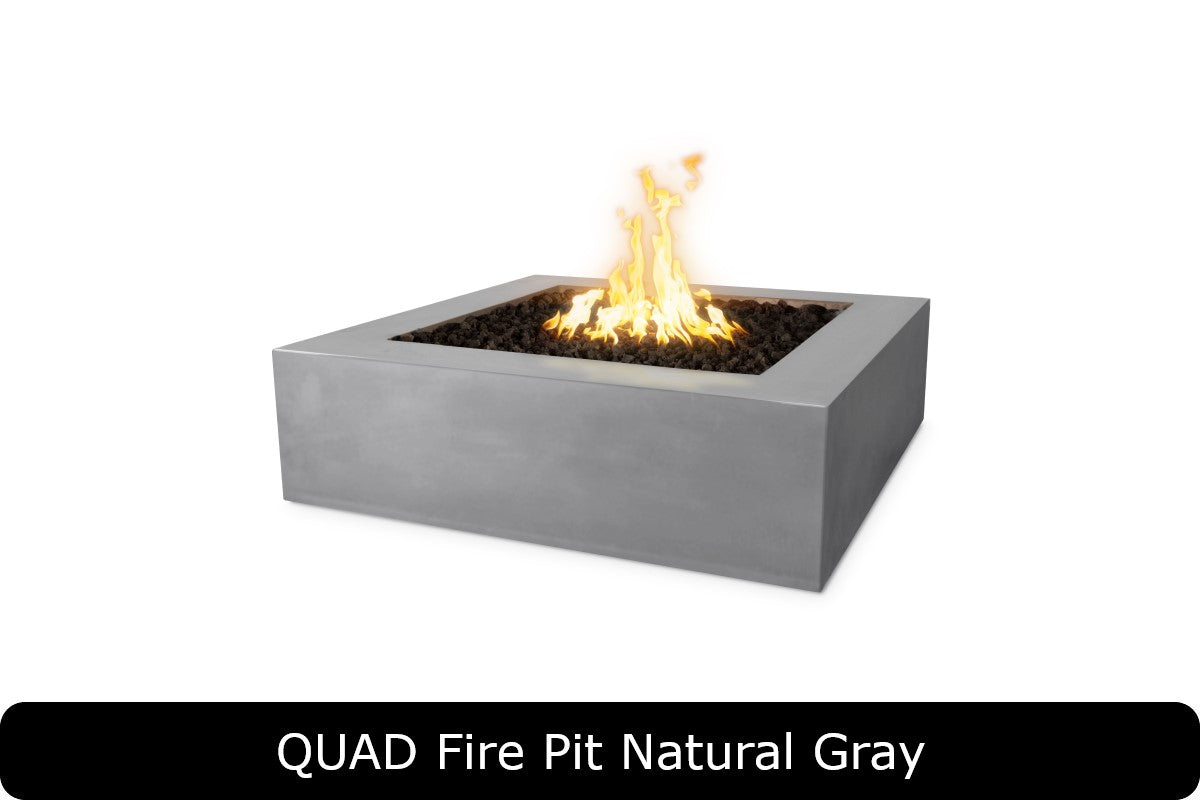 The Outdoor Plus Carmen Rectangle Gas Fire Pit