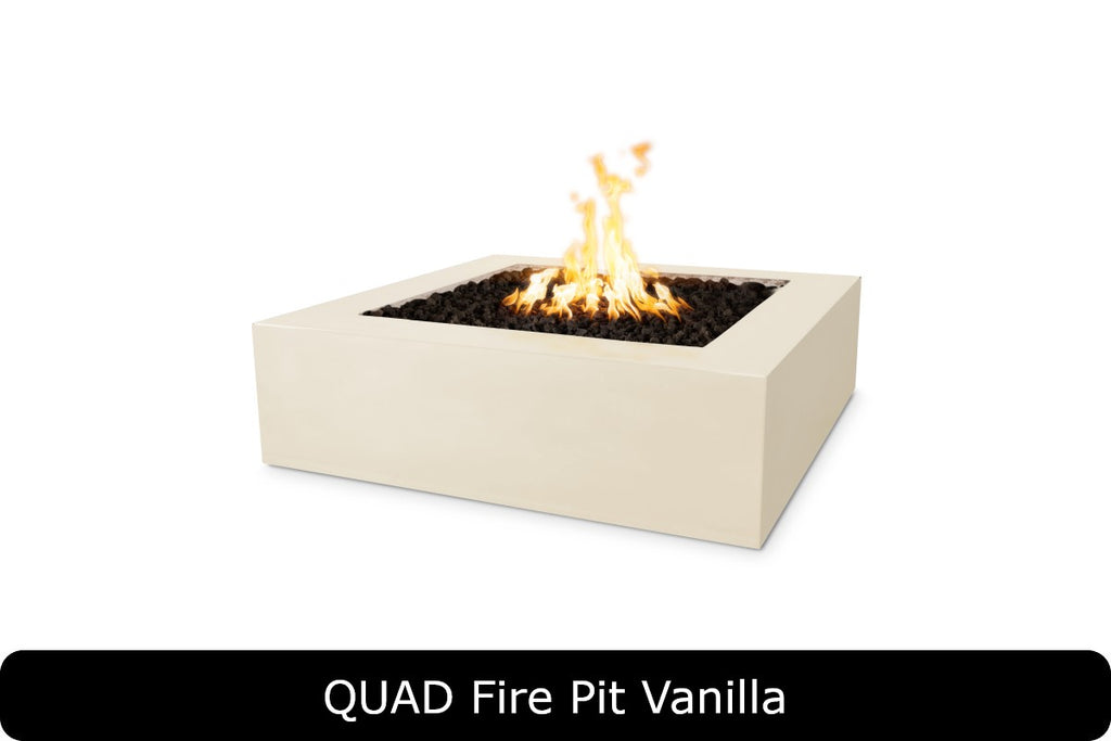 The Outdoor Plus Carmen Rectangle Gas Fire Pit