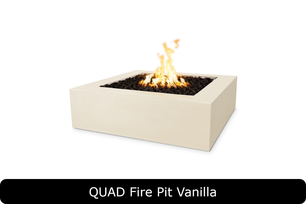 The Outdoor Plus Carmen Rectangle Gas Fire Pit