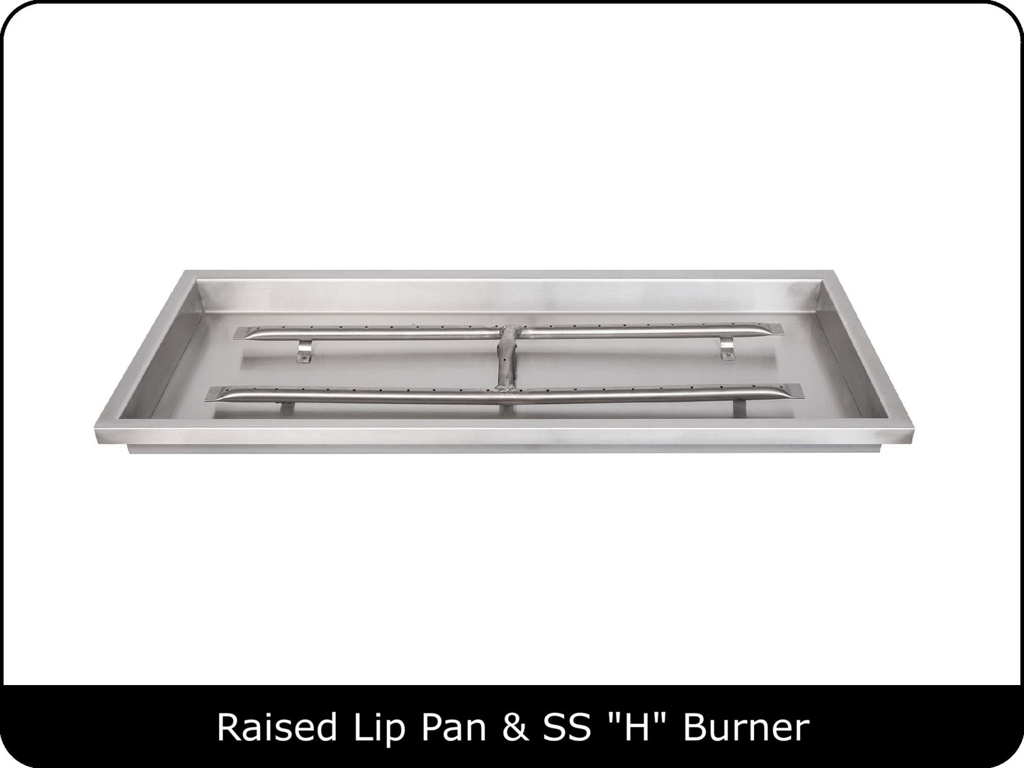 Rectangular Fire Pit Pans & Burner Kit