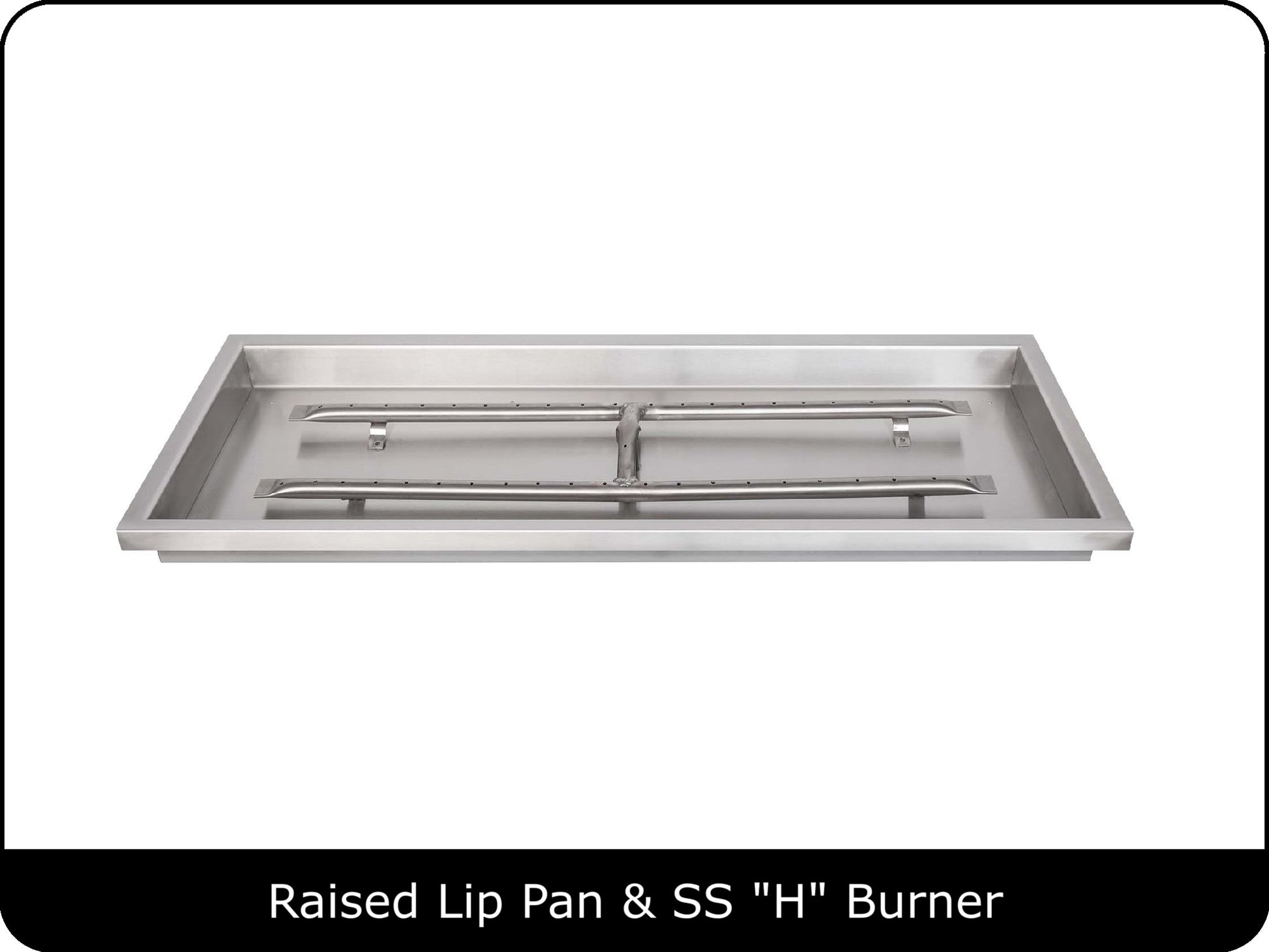 Rectangular Fire Pit Pans & Burner Kit