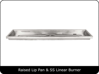 Rectangular Fire Pit Pans & Burner Kit