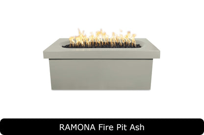 The Outdoor Plus Ramona 60in Rectangle Gas Fire Table