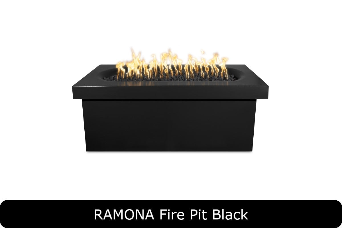 The Outdoor Plus Ramona 60in Rectangle Gas Fire Table