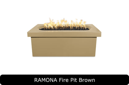 The Outdoor Plus Ramona 60in Rectangle Gas Fire Table