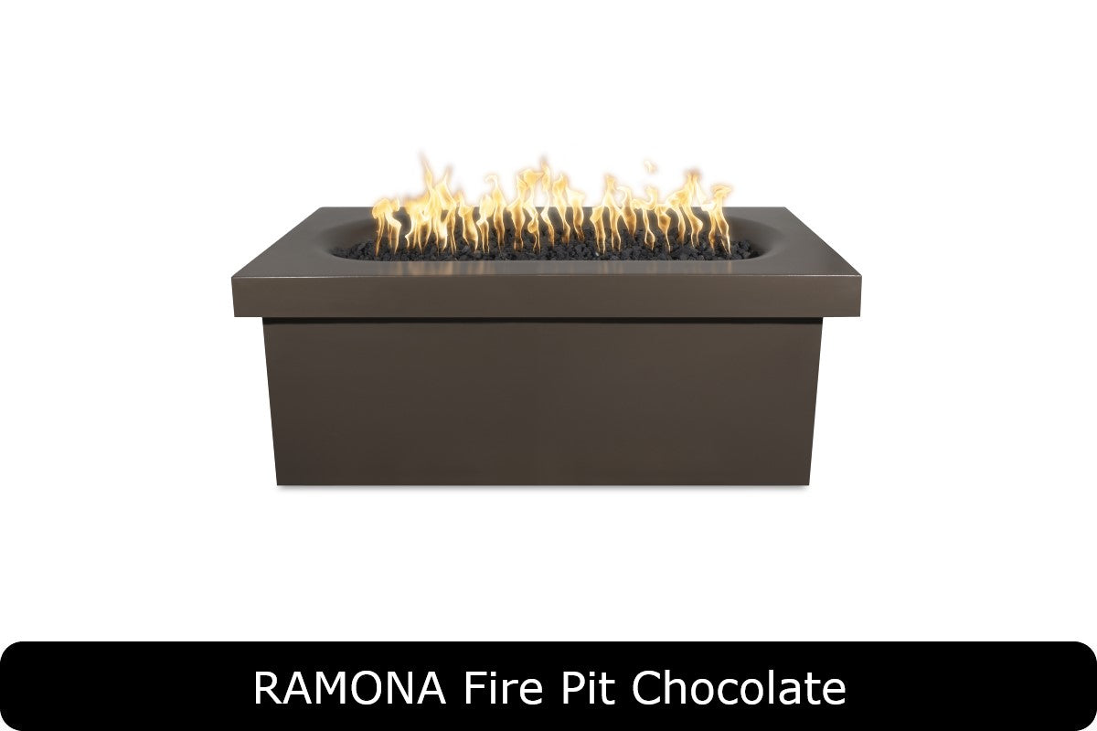 The Outdoor Plus Ramona 60in Rectangle Gas Fire Table
