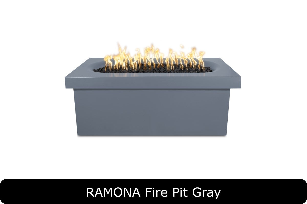 The Outdoor Plus Ramona 60in Rectangle Gas Fire Table