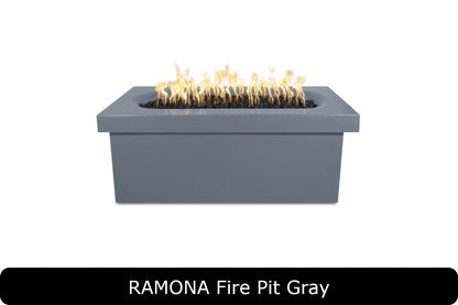 The Outdoor Plus Ramona 60in Rectangle Gas Fire Table