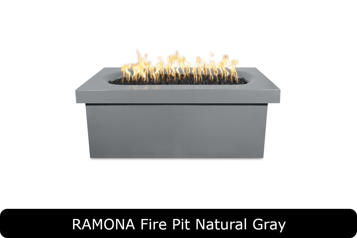 The Outdoor Plus Ramona 60in Rectangle Gas Fire Table
