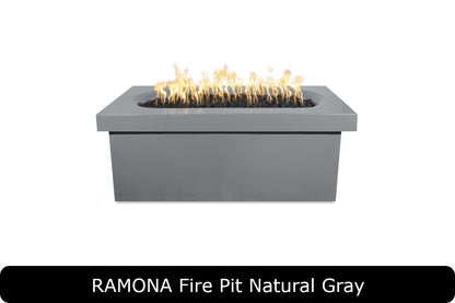 The Outdoor Plus Ramona 60in Rectangle Gas Fire Table