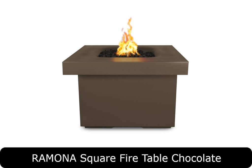 The Outdoor Plus Ramona Square Gas Fire Pit