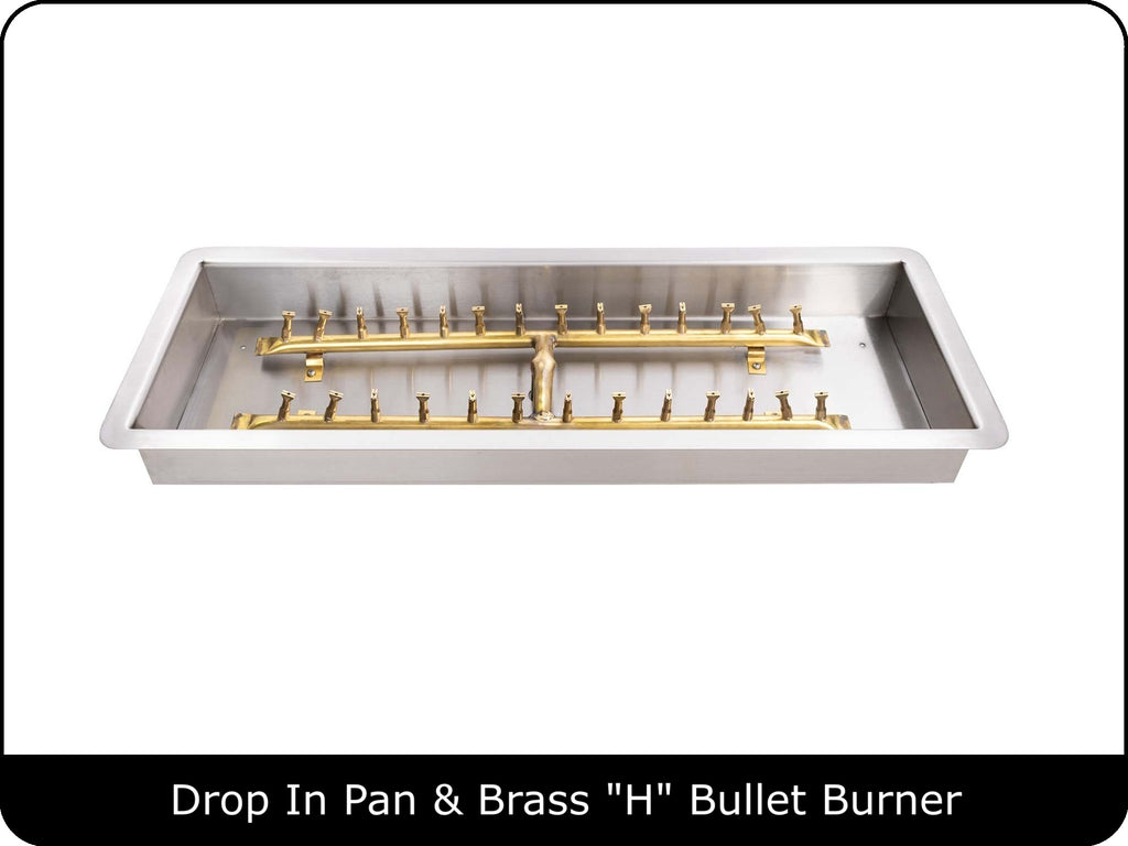 Rectangular Drop In Pan & Burner Kits