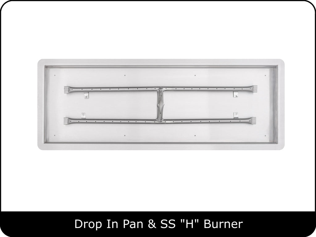 Rectangular Drop In Pan & Burner Kits