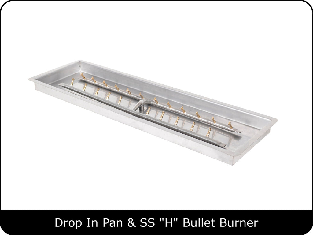 Rectangular Drop In Pan & Burner Kits