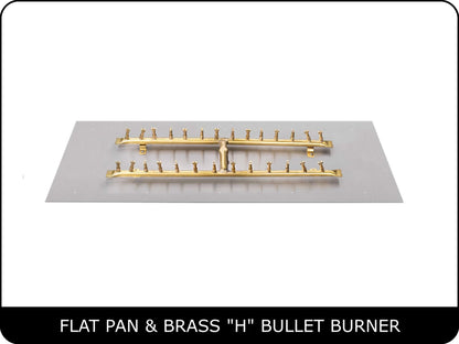 Rectangular Flat Pan & Burner Kits