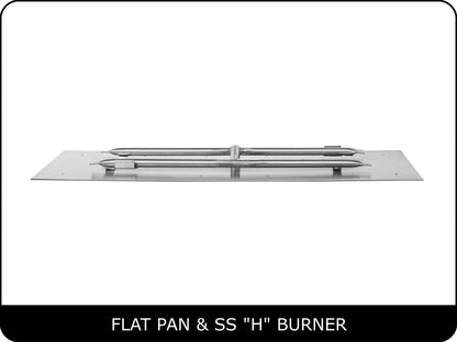 Rectangular Flat Pan & Burner Kits