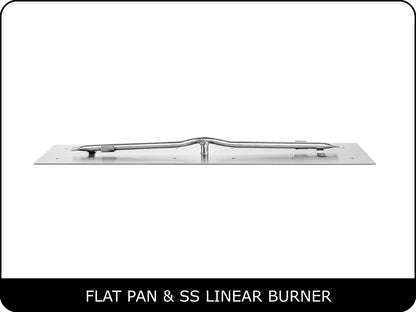 Rectangular Flat Pan & Burner Kits