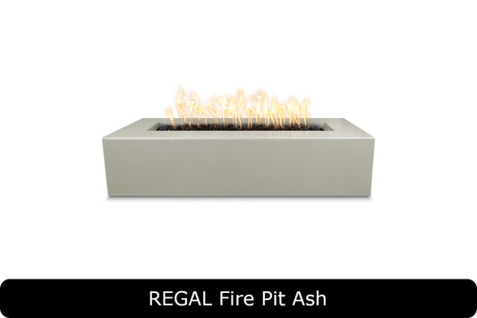 The Outdoor Plus Regal Rectangle Gas Fire Pit