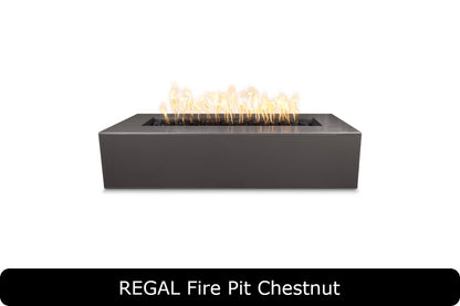 The Outdoor Plus Regal Rectangle Gas Fire Pit