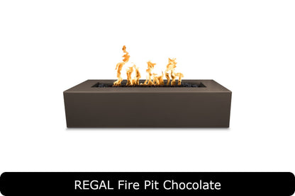 The Outdoor Plus Regal Rectangle Gas Fire Pit