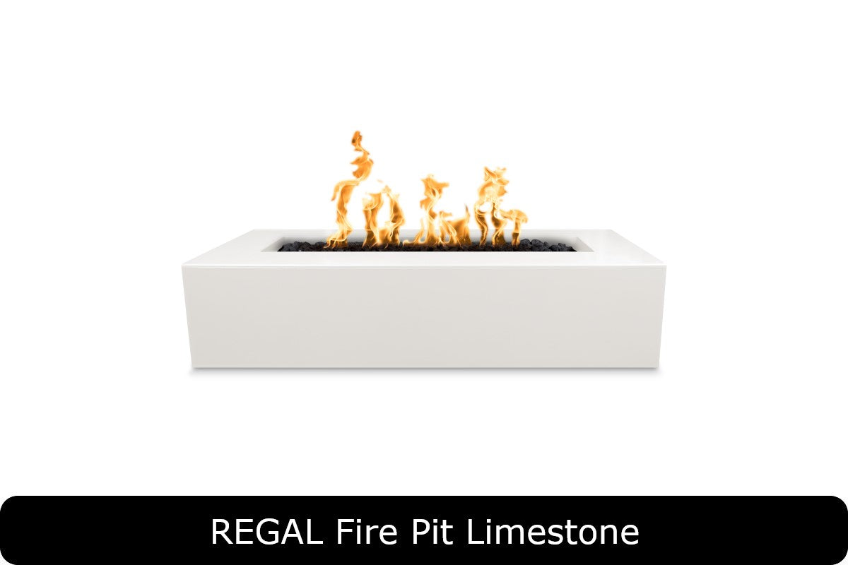The Outdoor Plus Regal Gas Fire Pit Rectangular