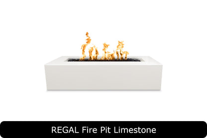 The Outdoor Plus Regal Rectangle Gas Fire Pit